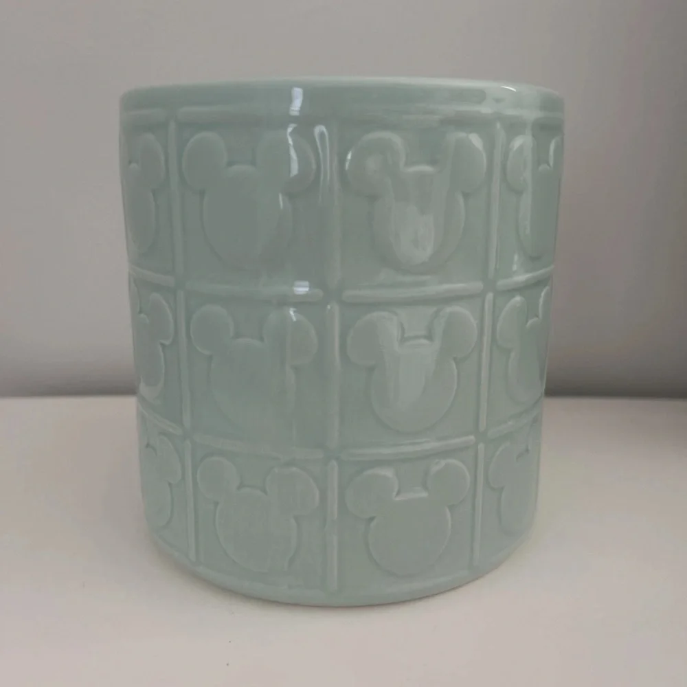 Disney Mickey Mouse ceramic Planter or utensil caddy NEW iconic home decor